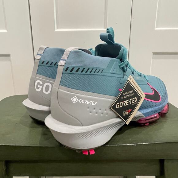 New Nike Infinity Tour 2 Gore-Tex Golf Shoes Turquoise Size 9.5 FV4897-400